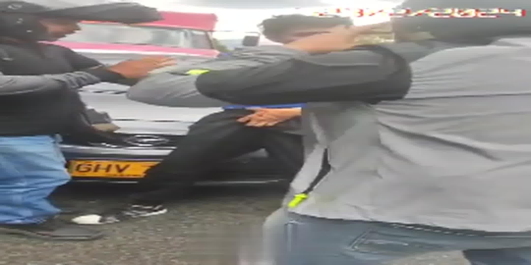 Eyewitnesses Caught A Man Trying To Steal A Motorcycle