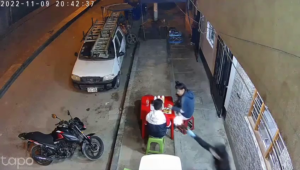 Man Shot By Three Bullets While Having Dinner With His Wife And Dog