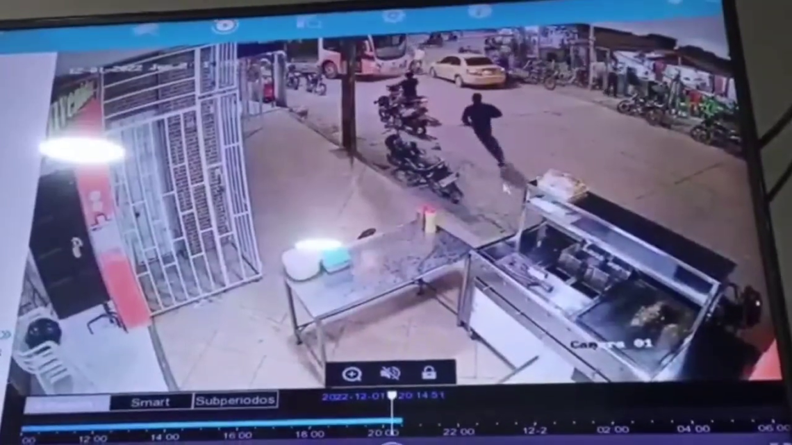 After The First Miss, The Assassin Caught Up With The Victim And Finished The Job