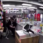 A Salesman Fought Off A Robber With A Knife