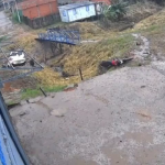 Police Pursuit Of Criminals On A Motorcycle Ended In A Ravine