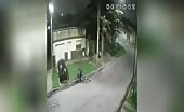 Thief attempting to steal cable TV receives instant karma | 18+