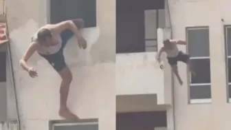 Man Jumps Out Of The Window In Latakia | 18+
